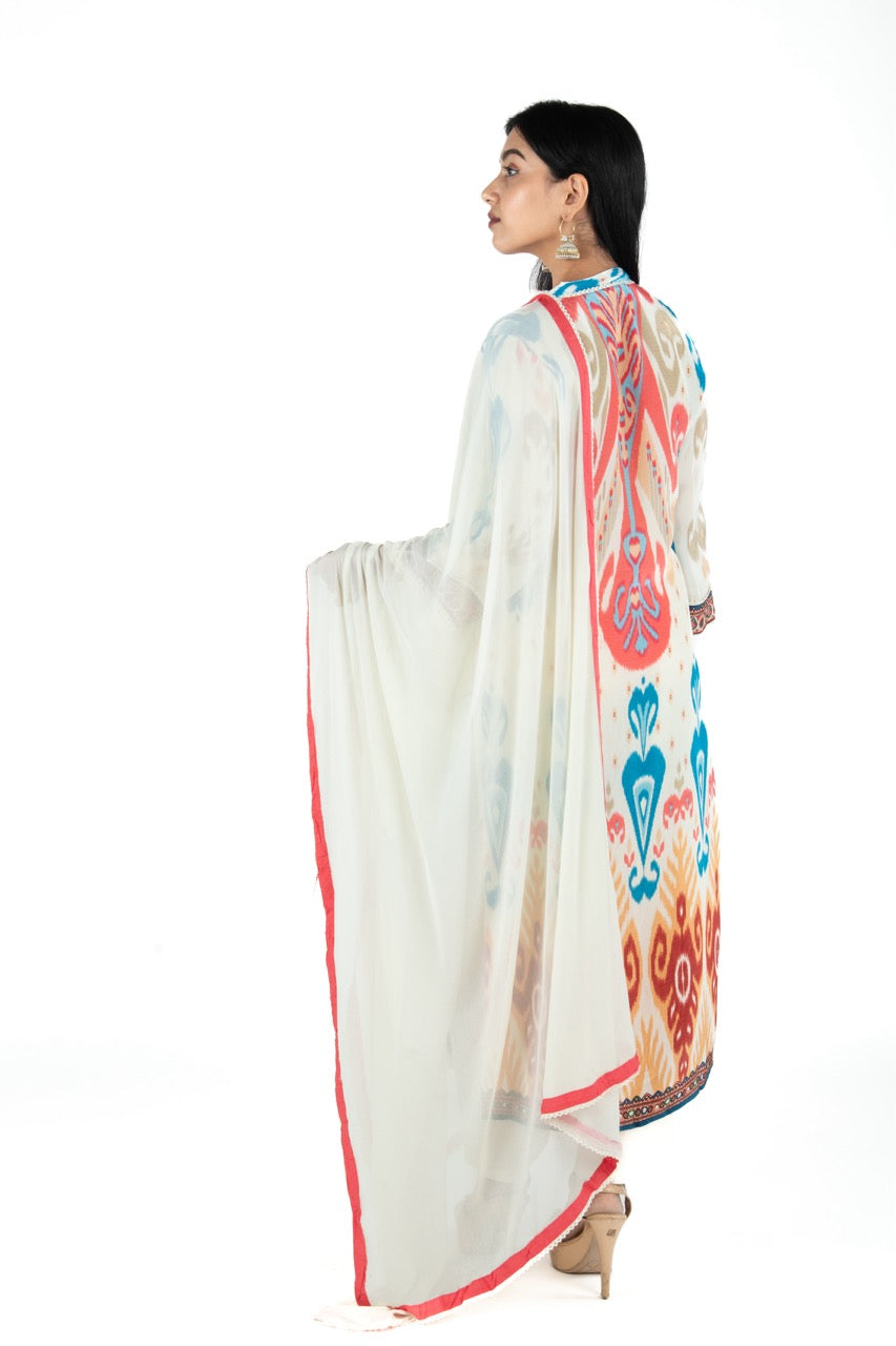 Ikkat Essence printed suit PALAAZAO