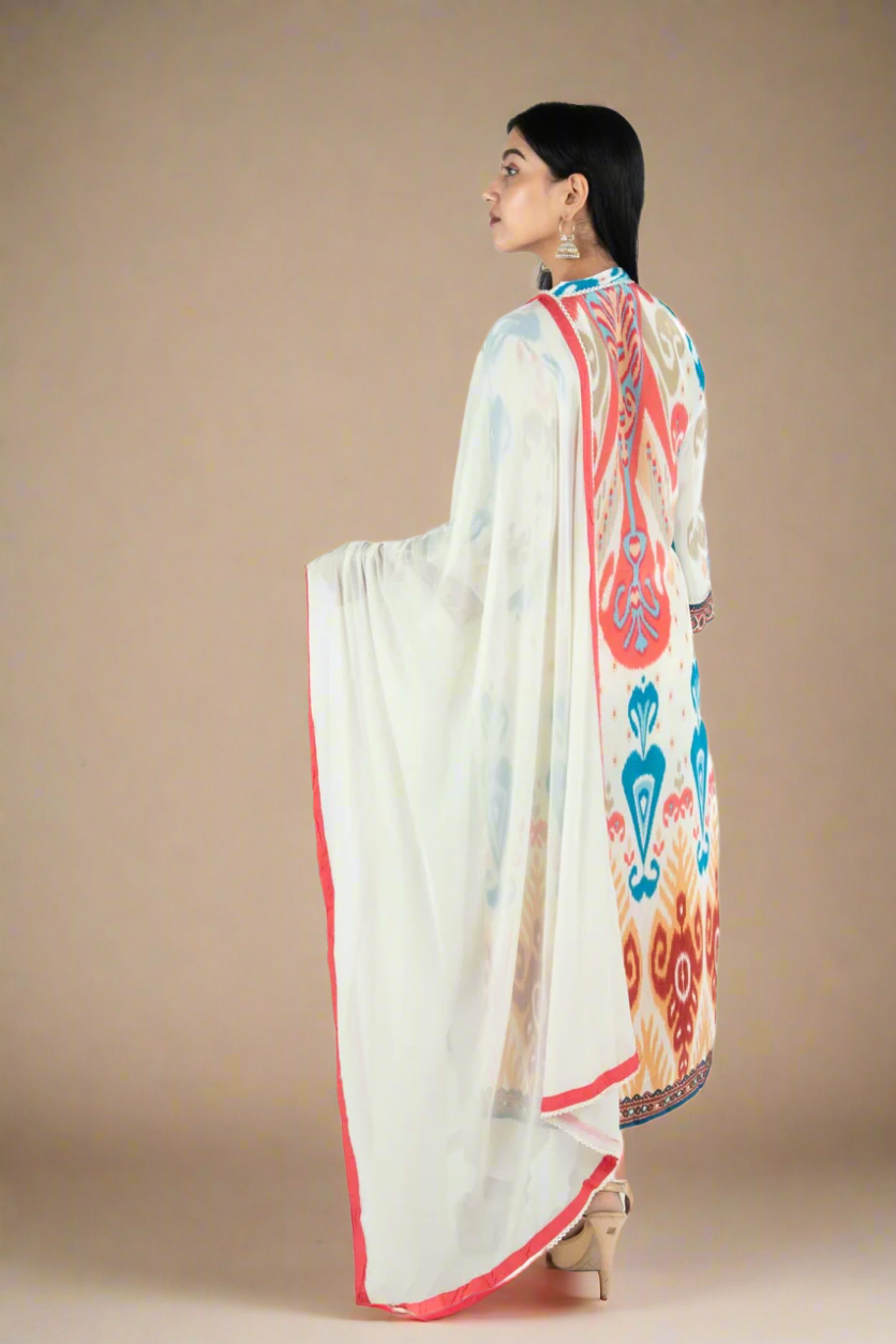 Ikkat Essence printed suit PALAAZAO