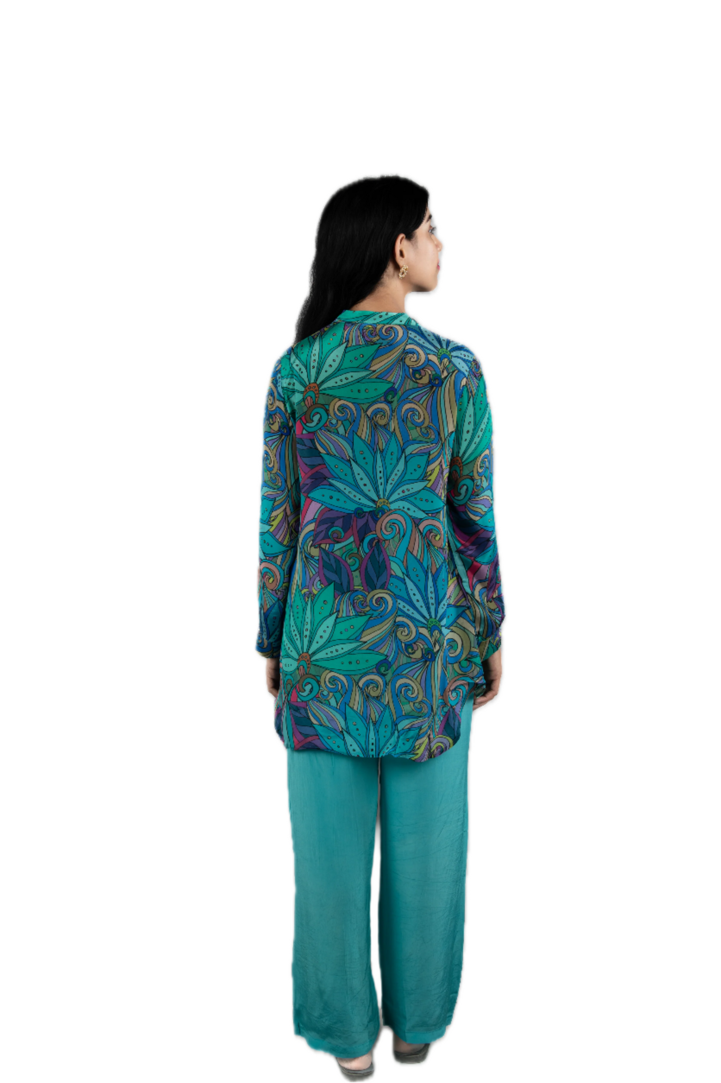 Vivid Blooms - crepe co-ord co-ord