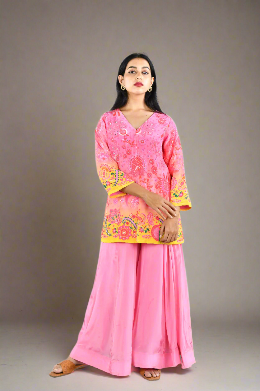 Sequin Bloom palazzo set palazzao