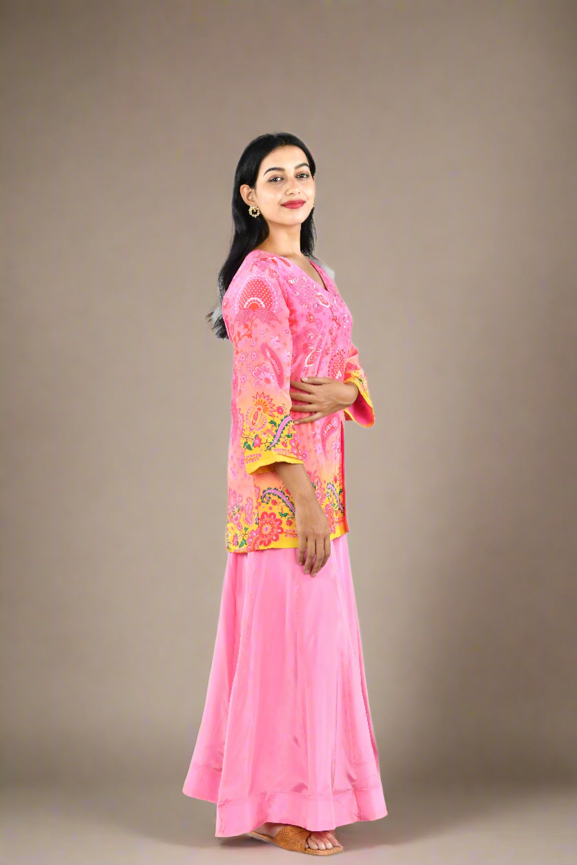 Sequin Bloom palazzo set palazzao