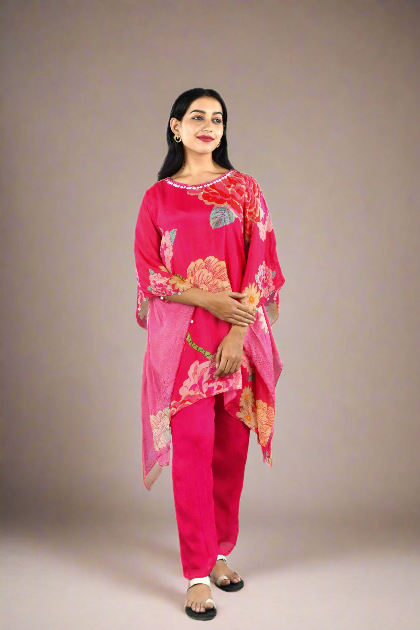 Floral Luxe: The Sequined Kaftan kaftan