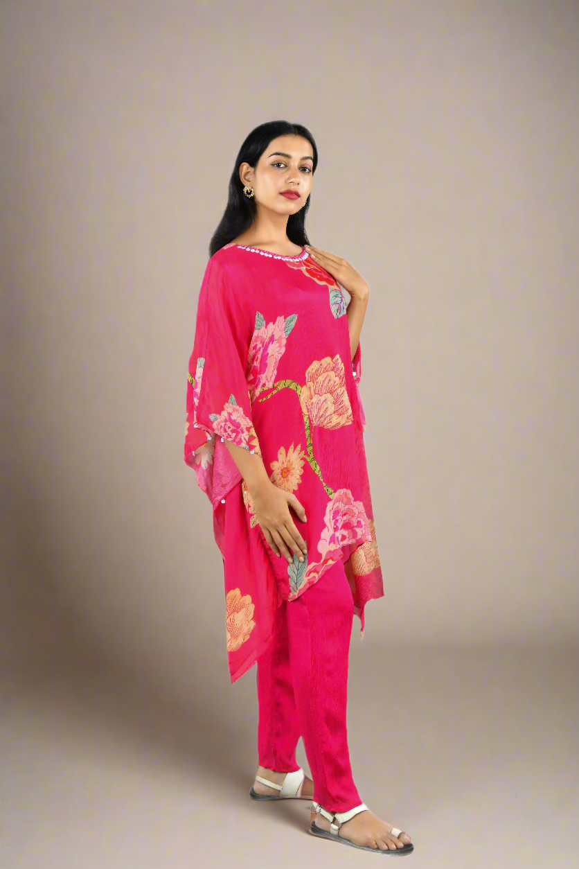 Floral Luxe: The Sequined Kaftan kaftan