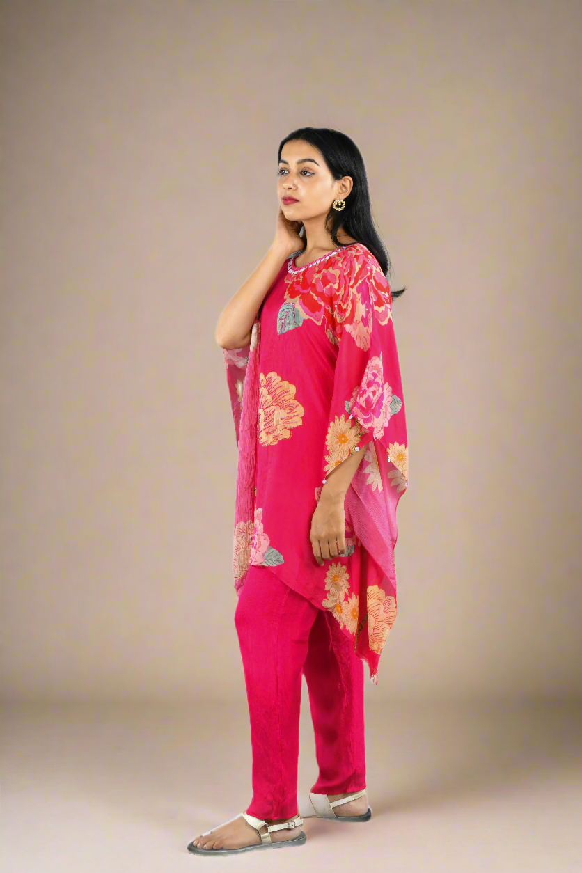 Floral Luxe: The Sequined Kaftan kaftan