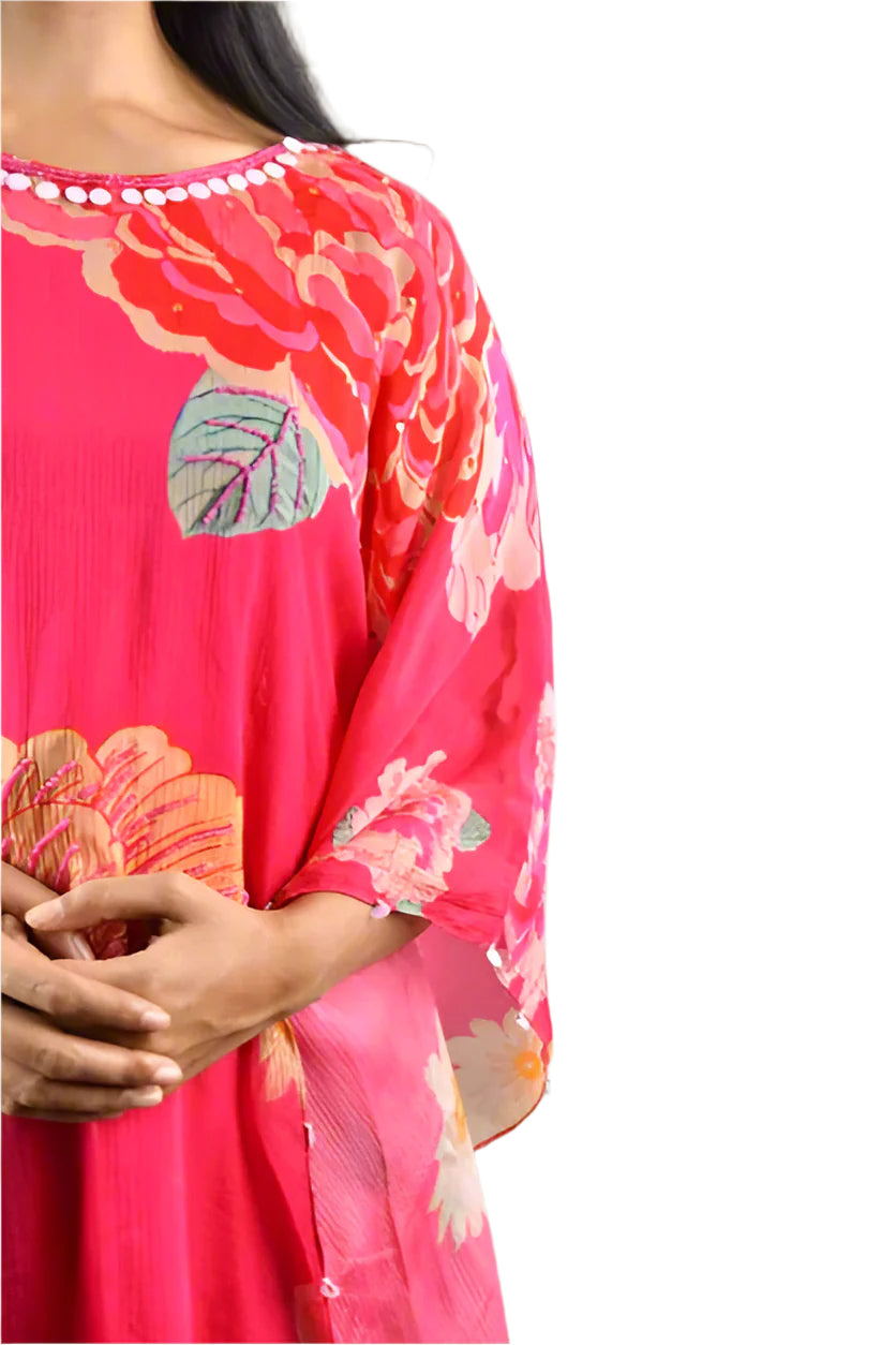 Floral Luxe: The Sequined Kaftan kaftan